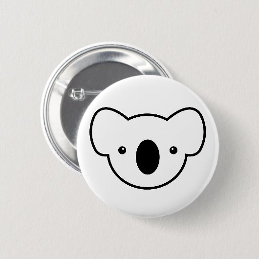 Pudding der Koala Button (Vorne & Hinten)