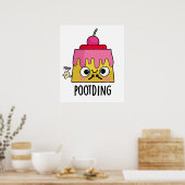 Pudding Furz Pun Poster (Küche)
