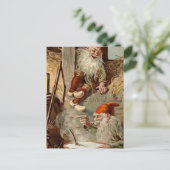 "Pudding In the Barn" von Jenny Nystrom Postkarte (Stehend Vorderseite)