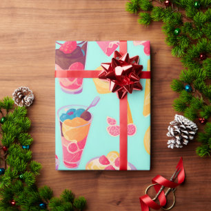 Pudding Mosaic Personalisiertes Muster Geschenkpapier