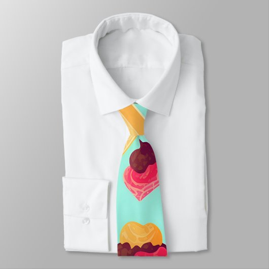 Pudding Mosaic Personalisiertes Muster Krawatte (Gebunden)