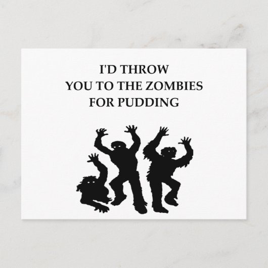 Pudding Postkarte (Vorderseite)