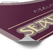 Pudding Print Poster (Ecke)