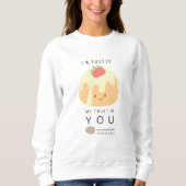 Pudding Trust Psalm 56 Christlich Women's Sweatshirt (Vorderseite)