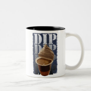 Puddingschalen-Tasse Zweifarbige Tasse