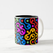 Puddles nachgefüllt zweifarbige tasse (VorderseiteRechts)