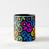 Puddles nachgefüllt zweifarbige tasse (Mittel)