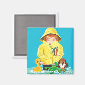 Puddles of Fun Magnet (Vorderseite/Rückseite)