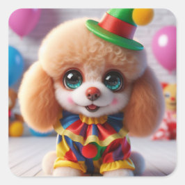 "Puddles" Quadratischer Aufkleber