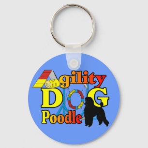 Pudel-Agility-Geschenke Schlüsselanhänger