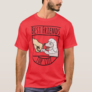 Pudel beste Freunde fürs Leben vintage T-Shirt