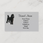 Pudel-Brüter-Visitenkarte Visitenkarte (Rückseite)
