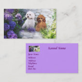 Pudel-Brüter-Visitenkarte Visitenkarte (Vorne/Hinten)