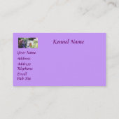 Pudel-Brüter-Visitenkarte Visitenkarte (Rückseite)