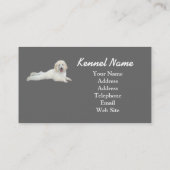 Pudel-Brüter-Visitenkarte Visitenkarte (Rückseite)