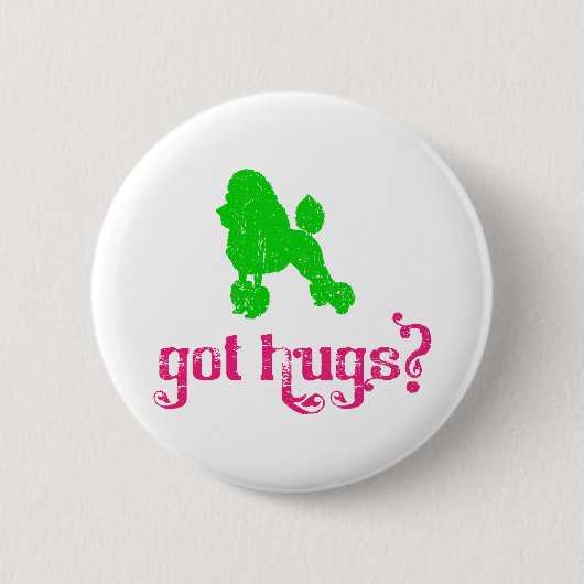 Pudel Button (Vorderseite)