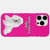 Pudel Case-Mate iPhone Hülle (Rückseite (Horizontal))