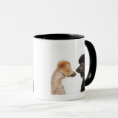 Pudel, die sich überprüfen tasse (VorderseiteRechts)