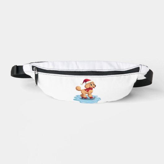Pudel Eisläufer Bauchtasche (Vorderseite)