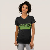 Pudel-Feiertagskarte T-Shirt (Vorne ganz)
