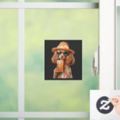 Pudel Fensteraufkleber (Zuhause)