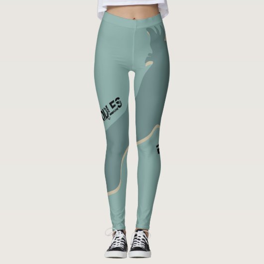 Pudel fliegen… leggings (Vorderseite)