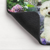 Pudel-Garten Mousepad (Ecke)