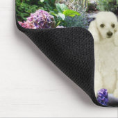 Pudel-Garten Mousepad (Ecke)