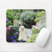 Pudel-Garten Mousepad (Mit Mouse)