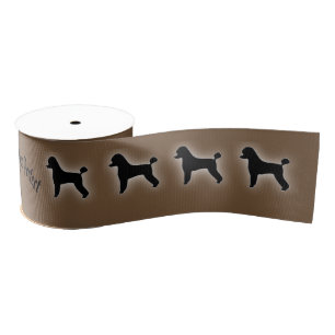Pudel-grobes Korn-Band 3" weit Ripsband
