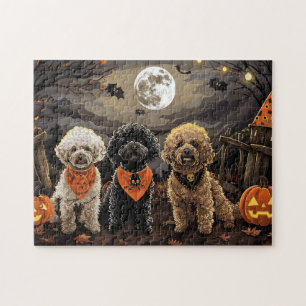 Pudel Halloween Gruselig Puzzle