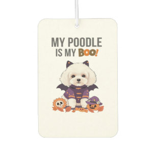 Pudel Halloween Kostüm  Mein Pudel ist mein Boo Hu Autolufterfrischer