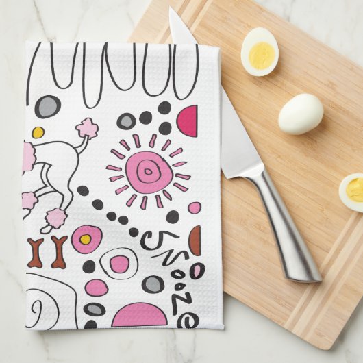 PUDEL HANDTUCH (Viertel Falte)