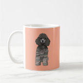 Pudel-Haustier Kaffeetasse (Links)