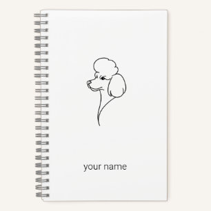 Pudel   Heritage Minimalist Signature Personalisie Notizblock