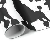 Pudel-Hund Geschenkpapier (Rolleneckpunkt)