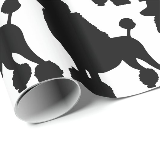 Pudel-Hund Geschenkpapier (Rolleneckpunkt)
