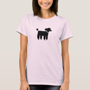 Pudel-Hund-Grafik (Schwarz) T-Shirt