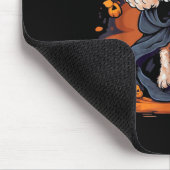 Pudel-Hund-Halloween Mousepad (Ecke)