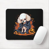 Pudel-Hund-Halloween Mousepad (Mit Mouse)