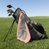 Pudel-Hund Haustier Golfhandtuch (Gras)