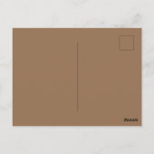 Pudel Hund Postkarte (Rückseite)