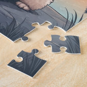 Pudel Hund Puzzle (Seite)