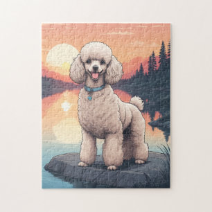 Pudel Hund Puzzle