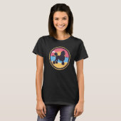 Pudel Hund Retro 9 T-Shirt (Vorne ganz)
