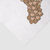 Pudel Hund  Seidenpapier (Detail)
