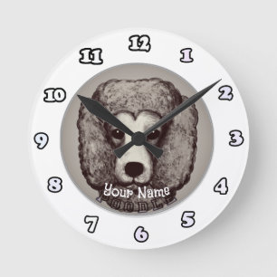 Pudel Hund Uhr