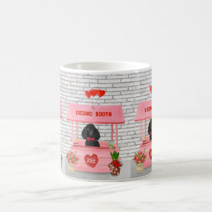 Pudel-Hund Valentinstag Küssstand Kaffeetasse