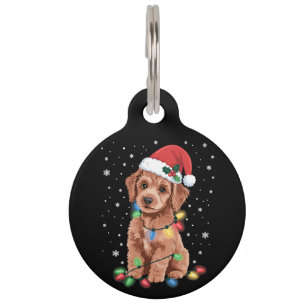 Pudel-Hunde-Baum-Weihnachten-Xmas-Haustier-Tier-Hu Haustiermarke