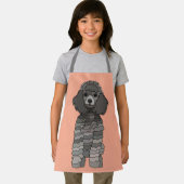 Pudel-Hunde-Kinder Schürze (Insitu)